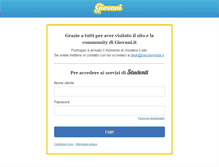 Tablet Screenshot of giovani.it